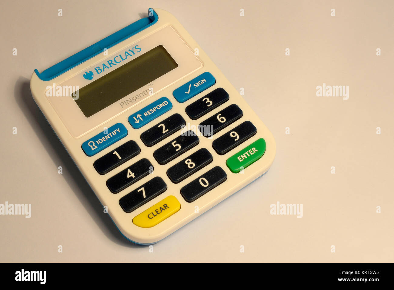 Barclays PINsentry card reader teclado codificado. Sistema de seguridad