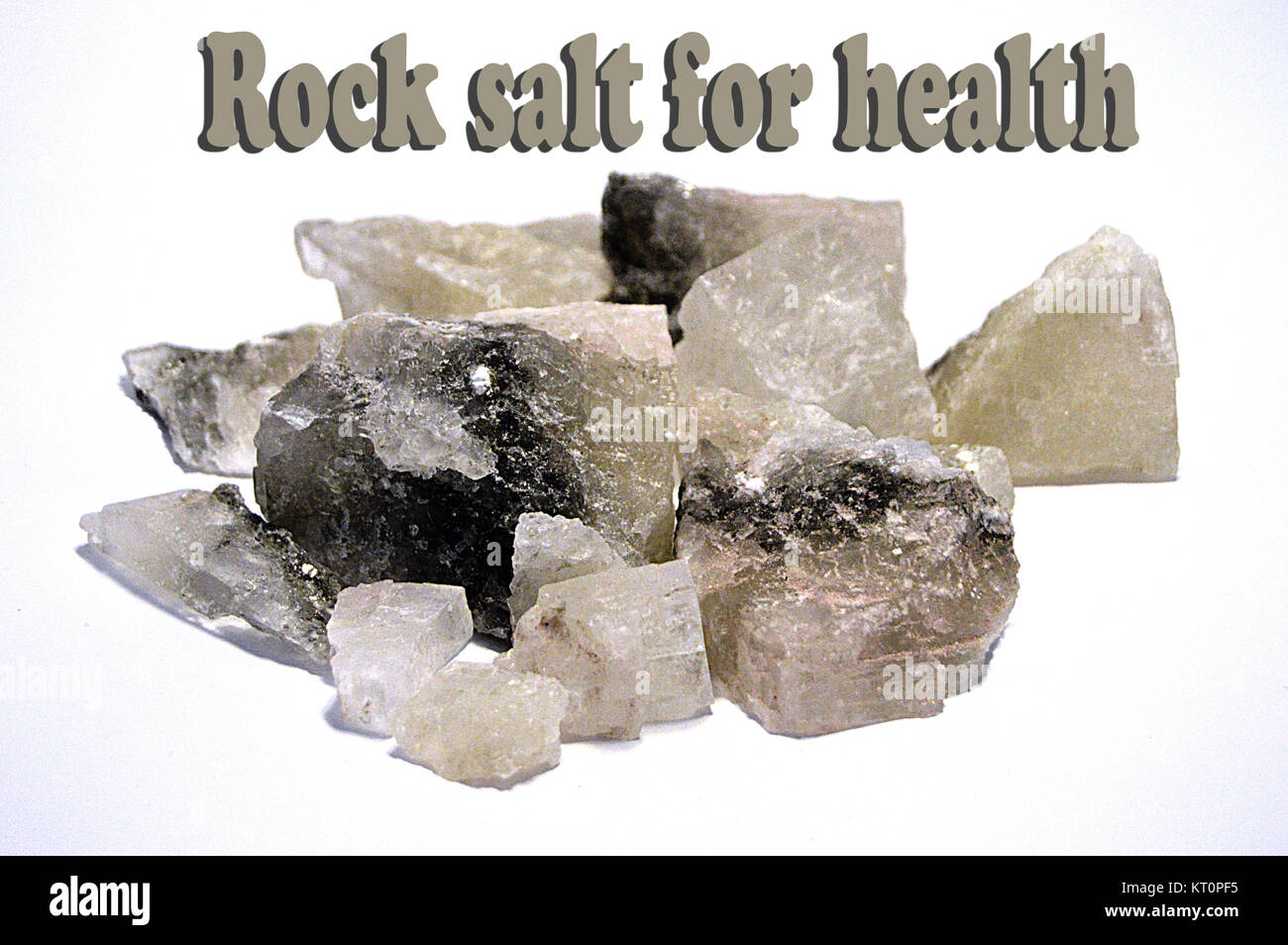 Sal de roca natural para la salud fotos Fotografía de stock - Alamy
