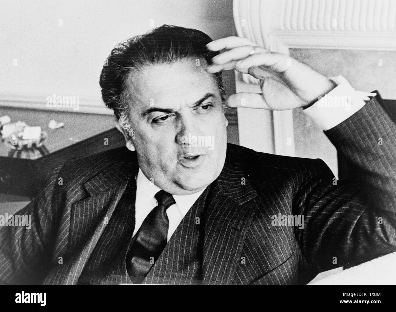 Federico Fellini NYWTS Foto de stock