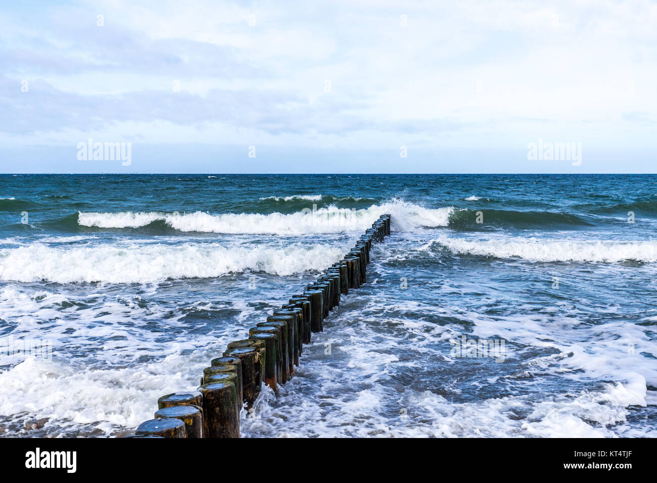 Playa del Mar Báltico Foto de stock