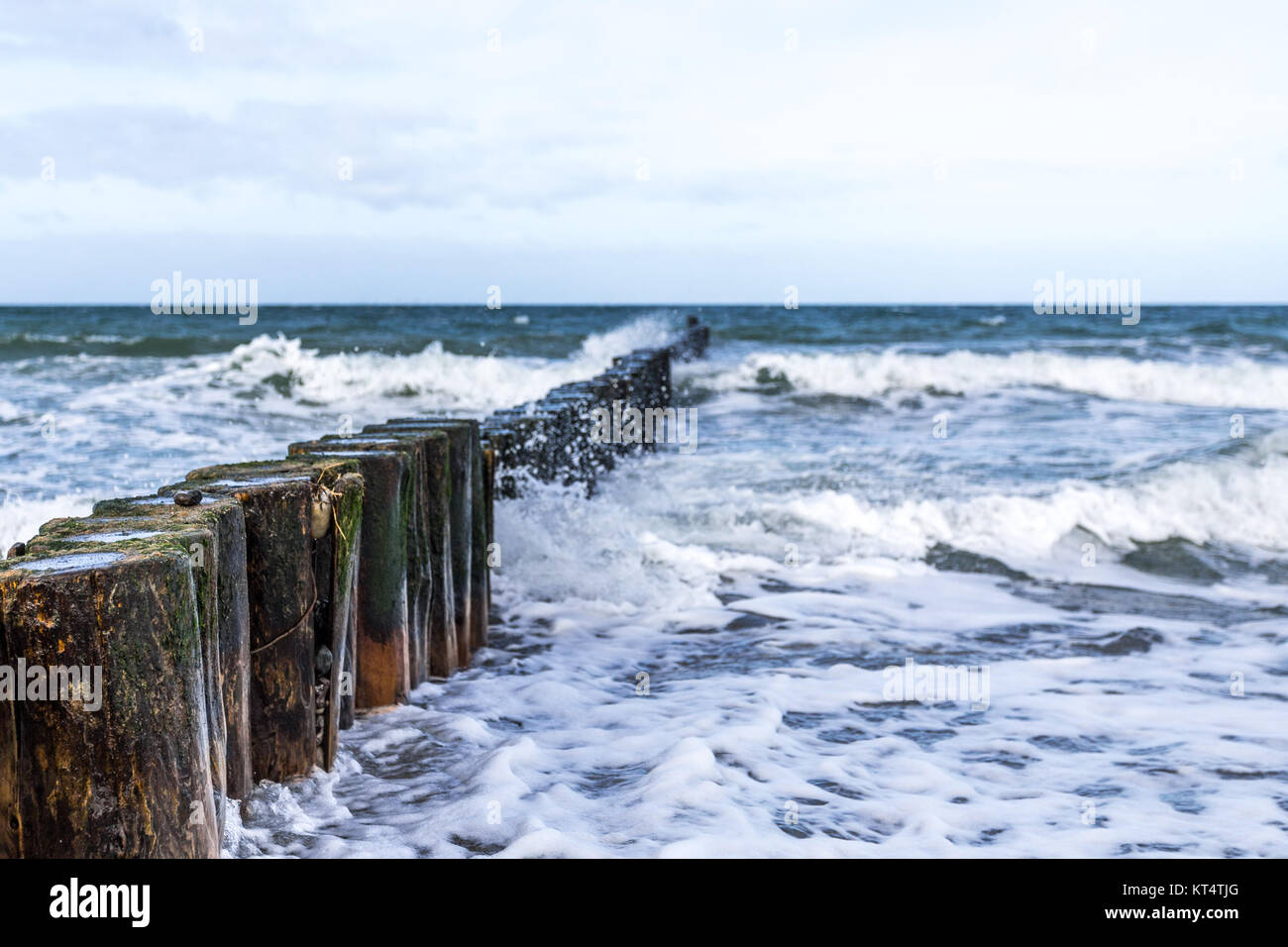 Playa del Mar Báltico Foto de stock