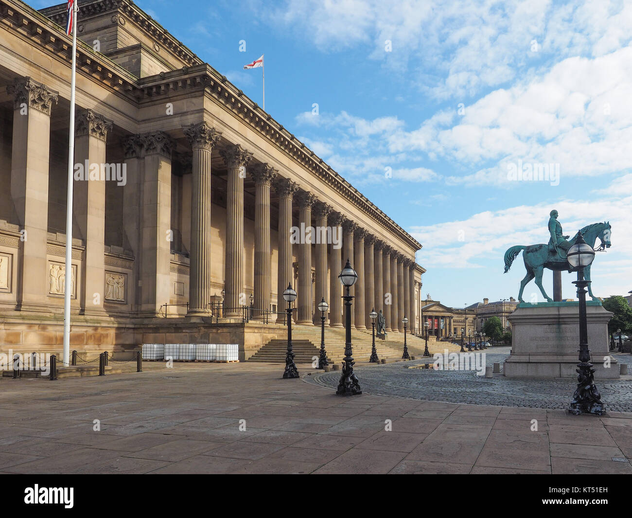 St George's Hall en Liverpool Foto de stock