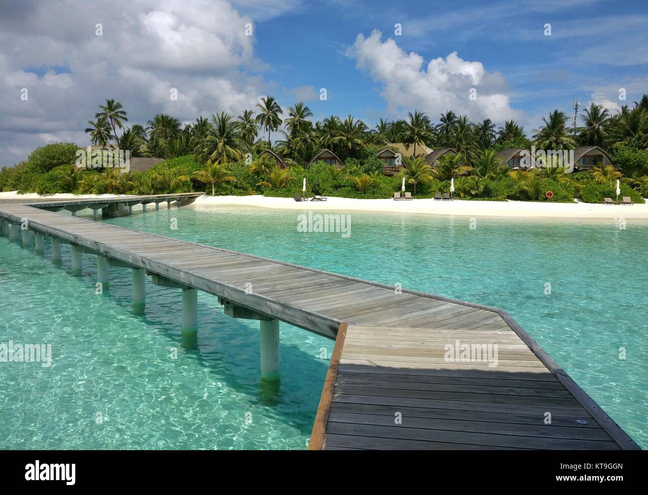 Hermosa escena de vacaciones tropicales Foto de stock