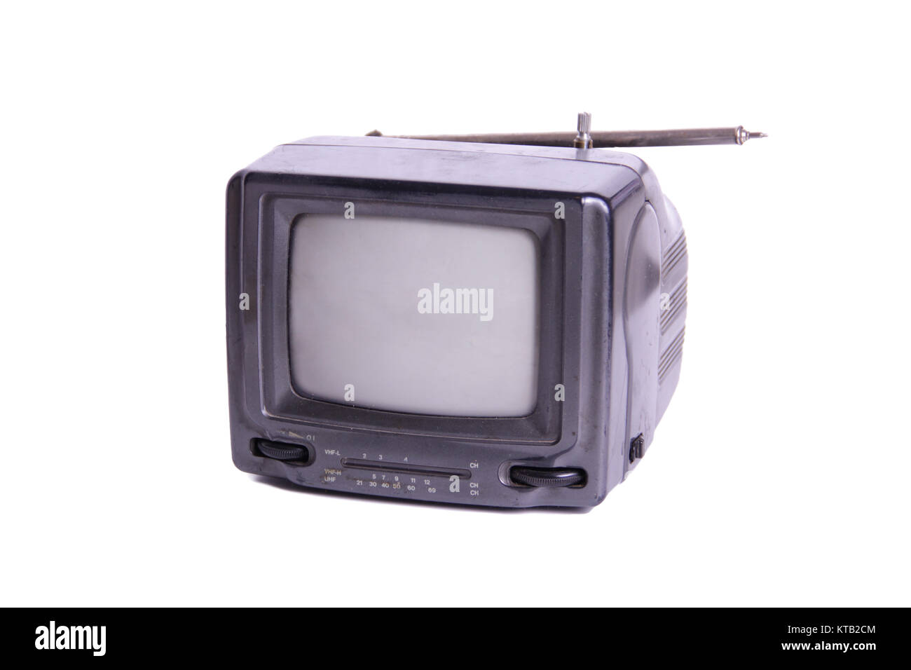 Antiguo televisor pequeño Fotografía de stock - Alamy