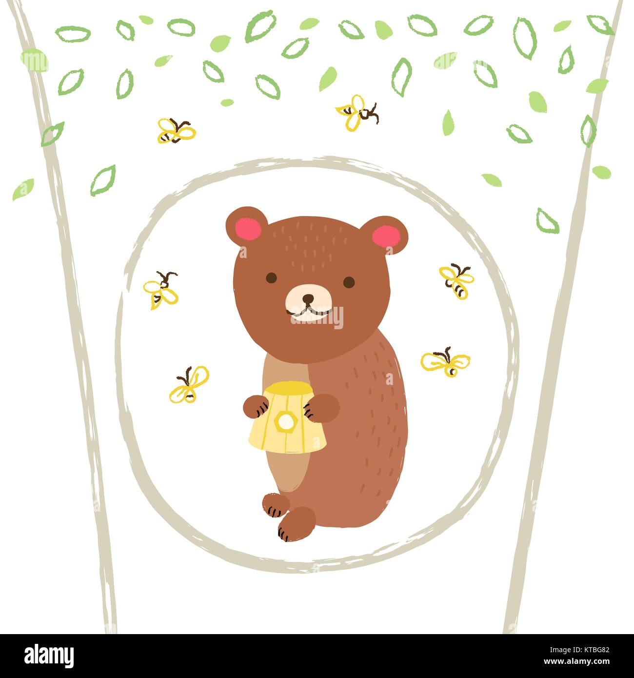 Bear ilustración Ilustración del Vector