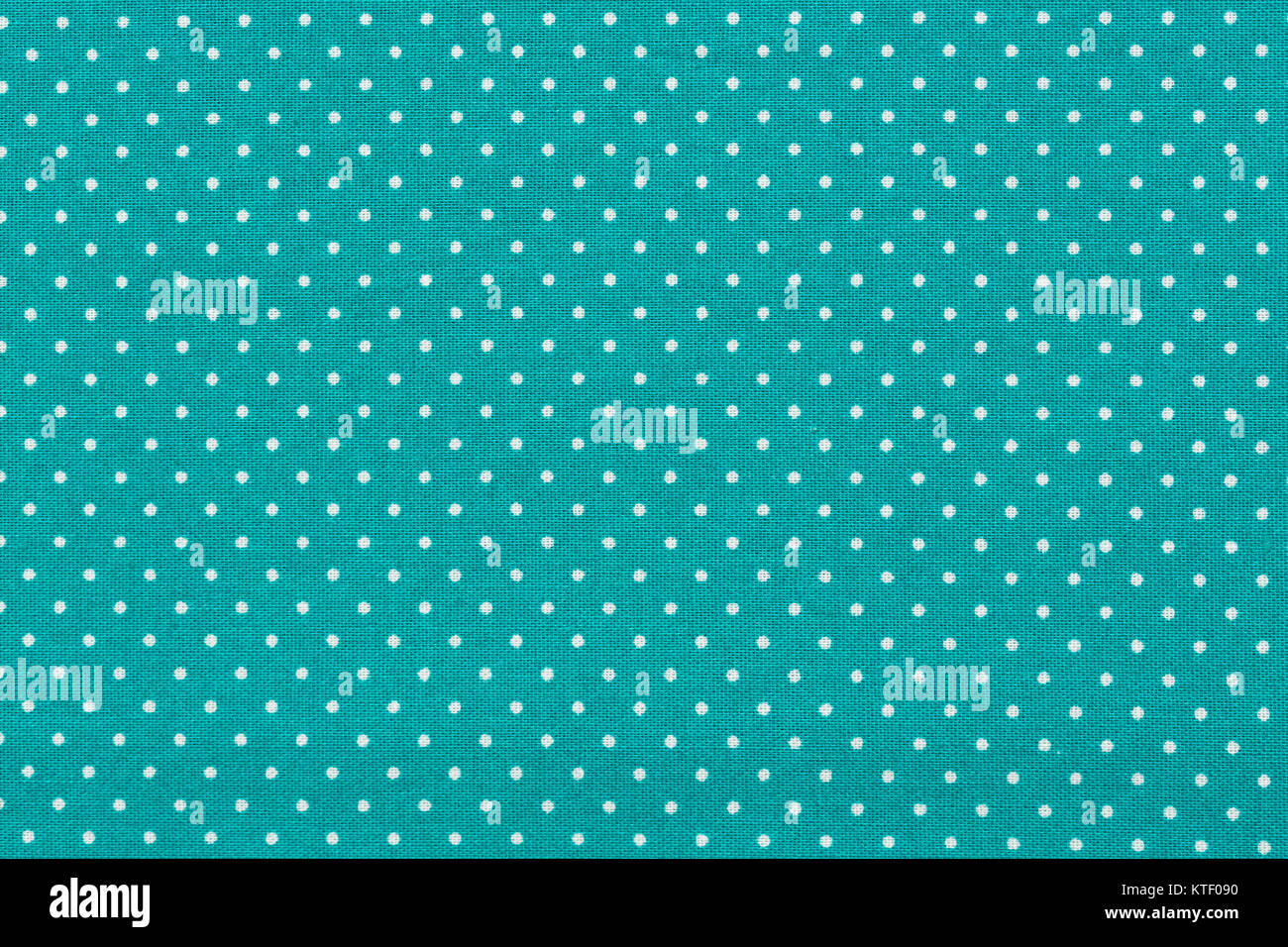 Tejido de algodón azul en vintage dots patrón. Foto de stock