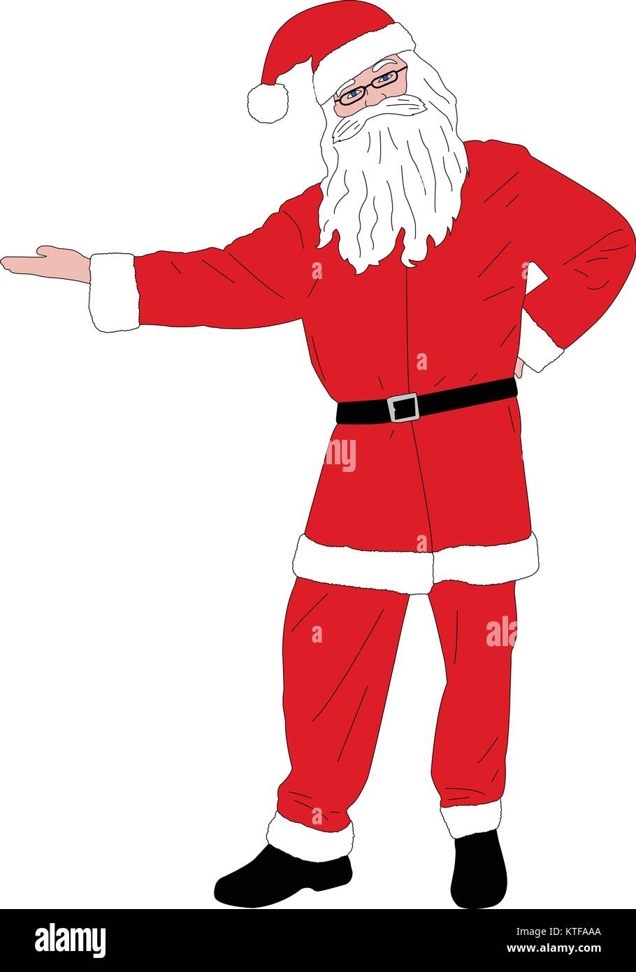 Santa Claus ilustración vectorial - Ilustración del Vector