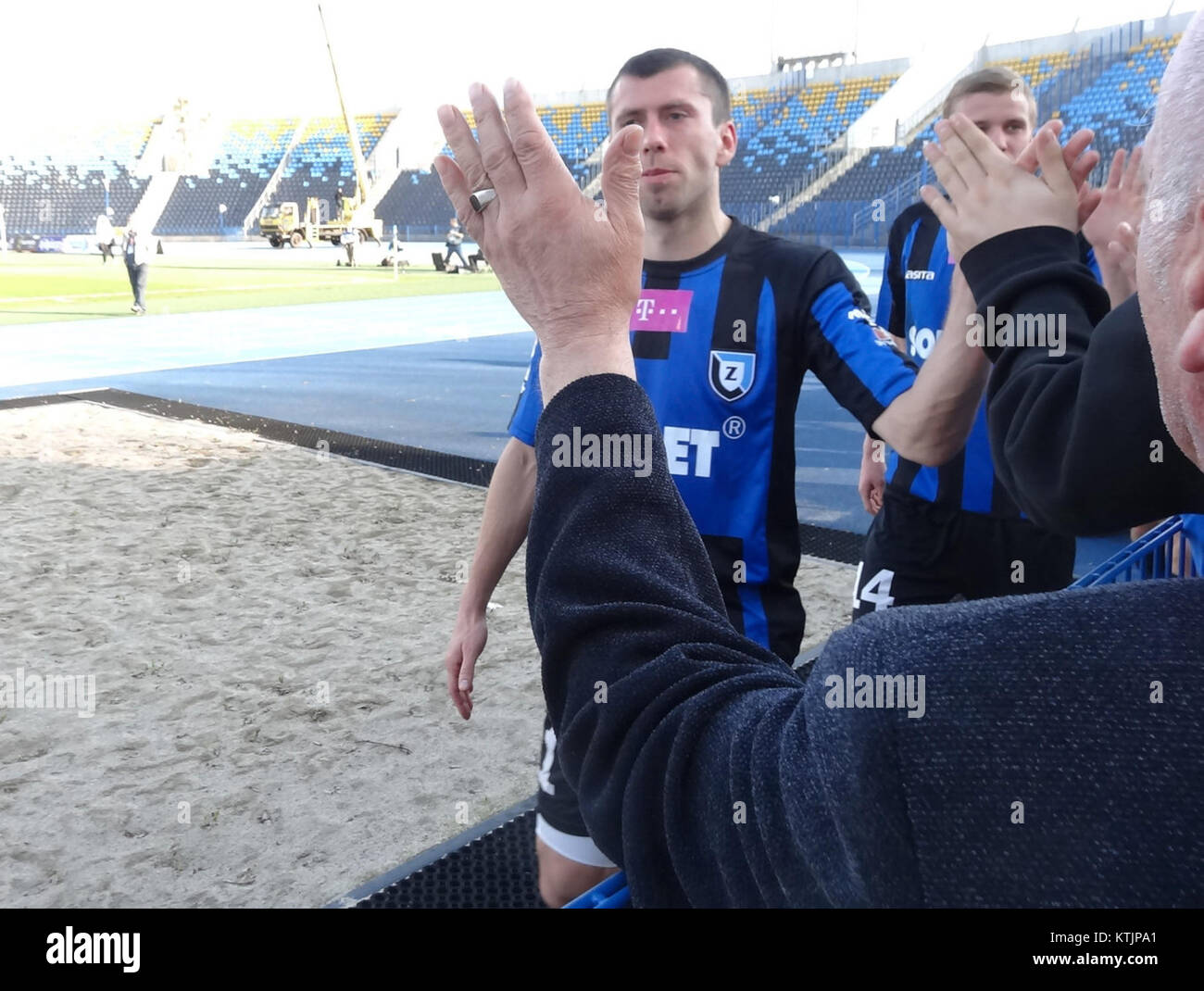 Bdg Zawisza zawodnicy 5 03 2014 Foto de stock