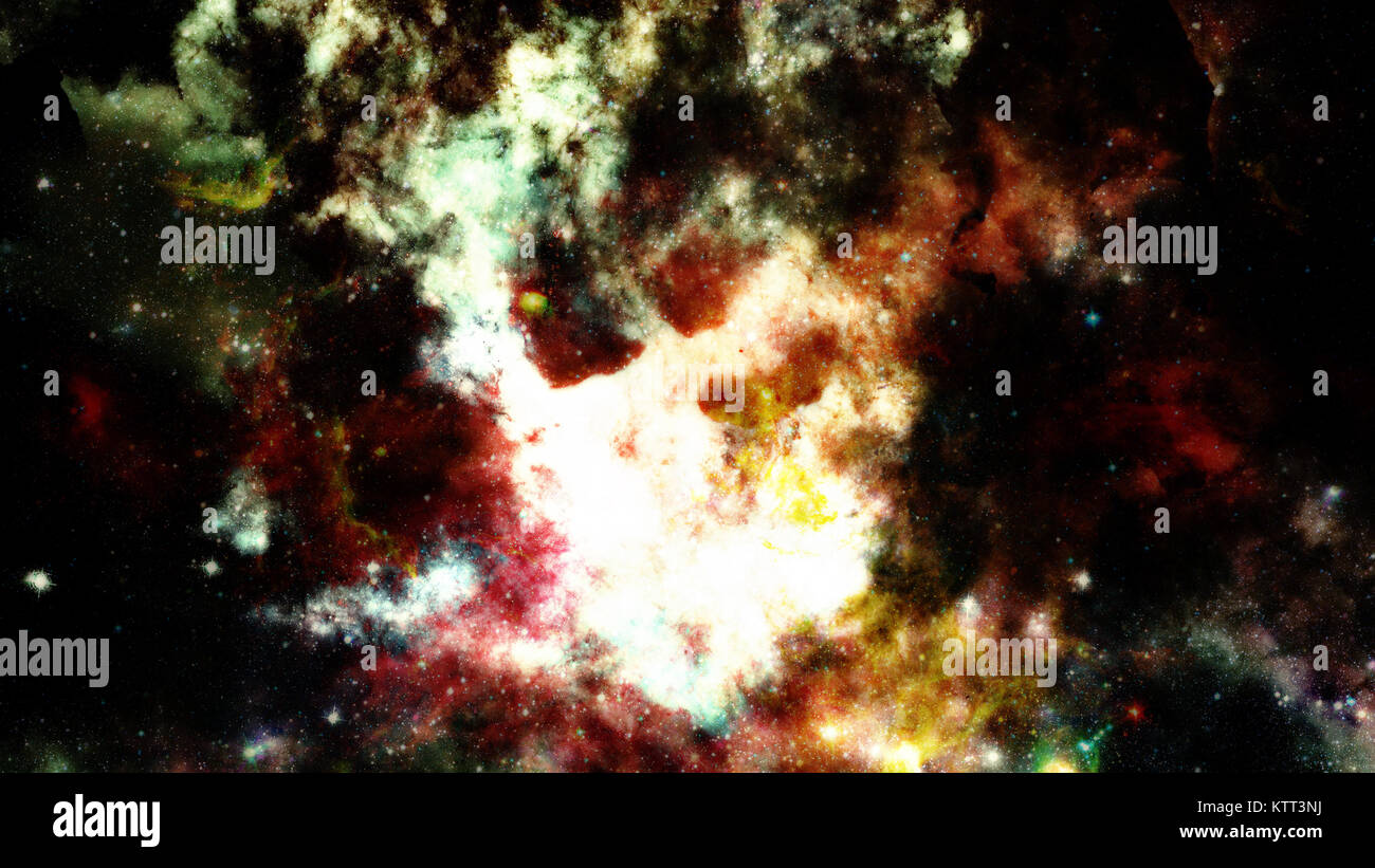 La explosión de supernova. Bright Star. Los elementos de esta imagen proporcionada por la NASA. Foto de stock