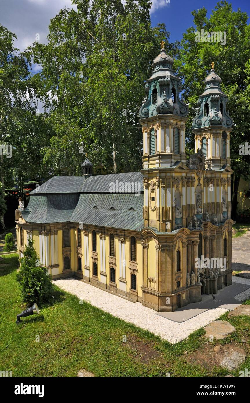 Parque de Miniaturas de Baja Silesia monumentos. Kowary, Voivodato de