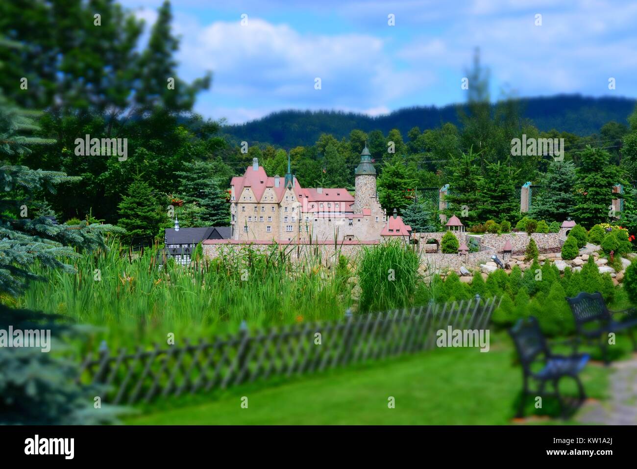 Parque de Miniaturas de Baja Silesia monumentos. Kowary, Voivodato de