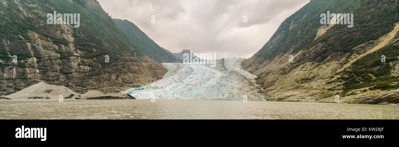 Davidson cerca del Glaciar glaciar Punto en el sureste de Alaska Foto de stock