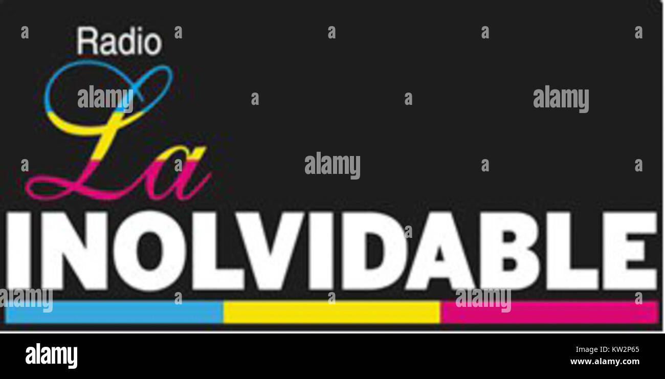 Logotipo de Radio La inolvidable 93.7 FM Fotografía de stock - Alamy