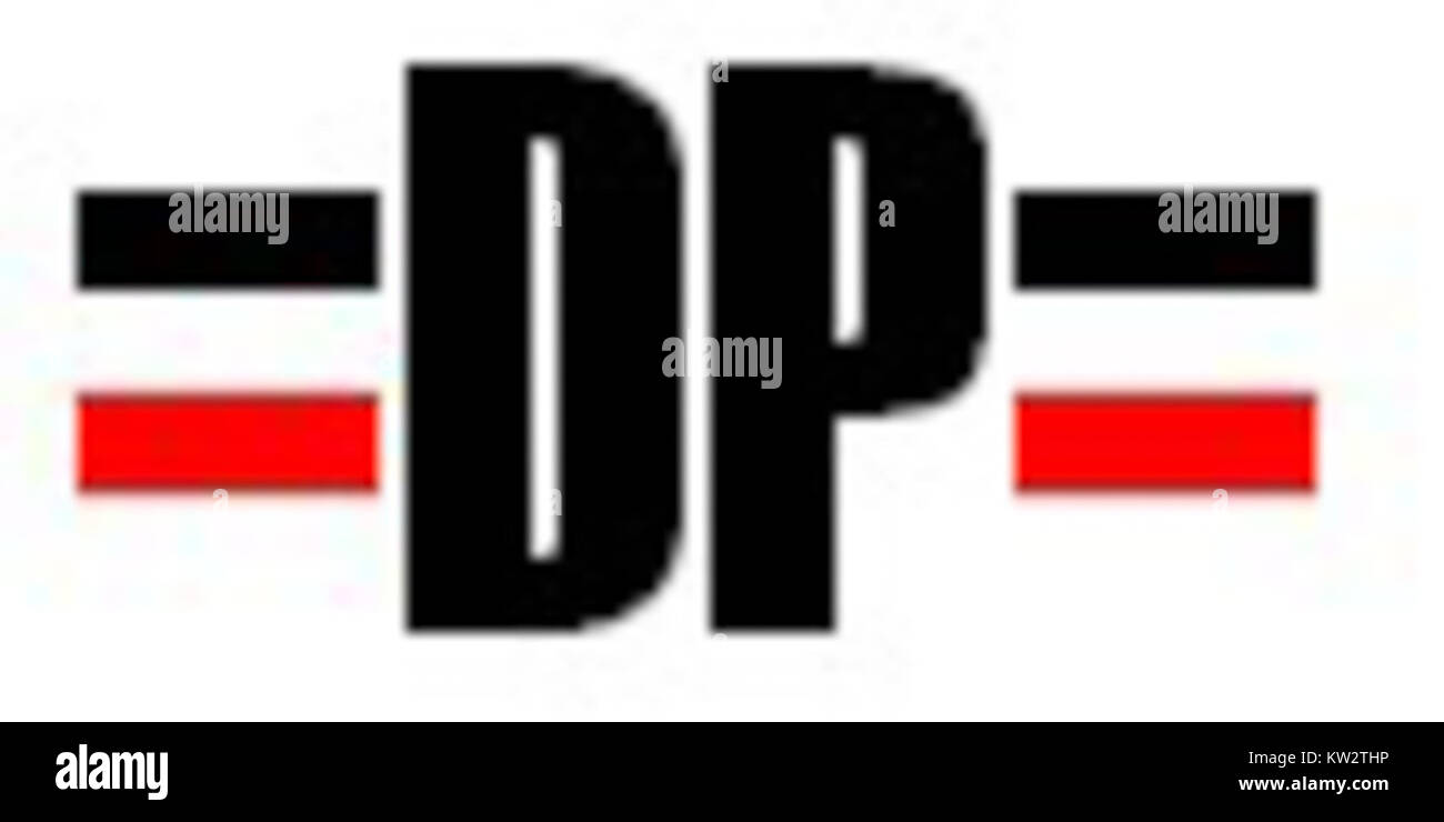 Logo Deutsche Partei Foto de stock