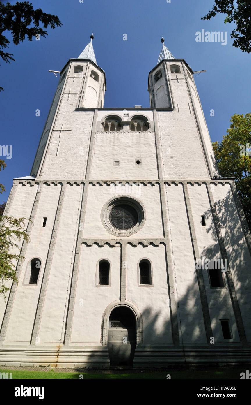 Goslar obra nueva iglesia, Goslar Neuwerkkirche Foto de stock