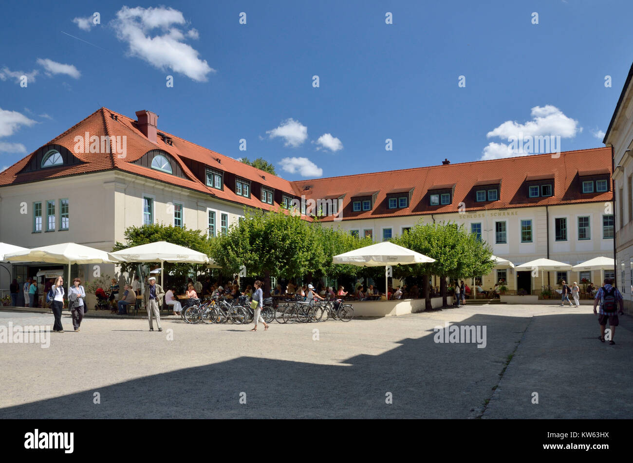 Hotel y restaurante Schlossschaenke Pillnitz, Europa, Europa, europaen, Unión Europea, Unión Europea, país, país, Alemania, Alemania, G Foto de stock
