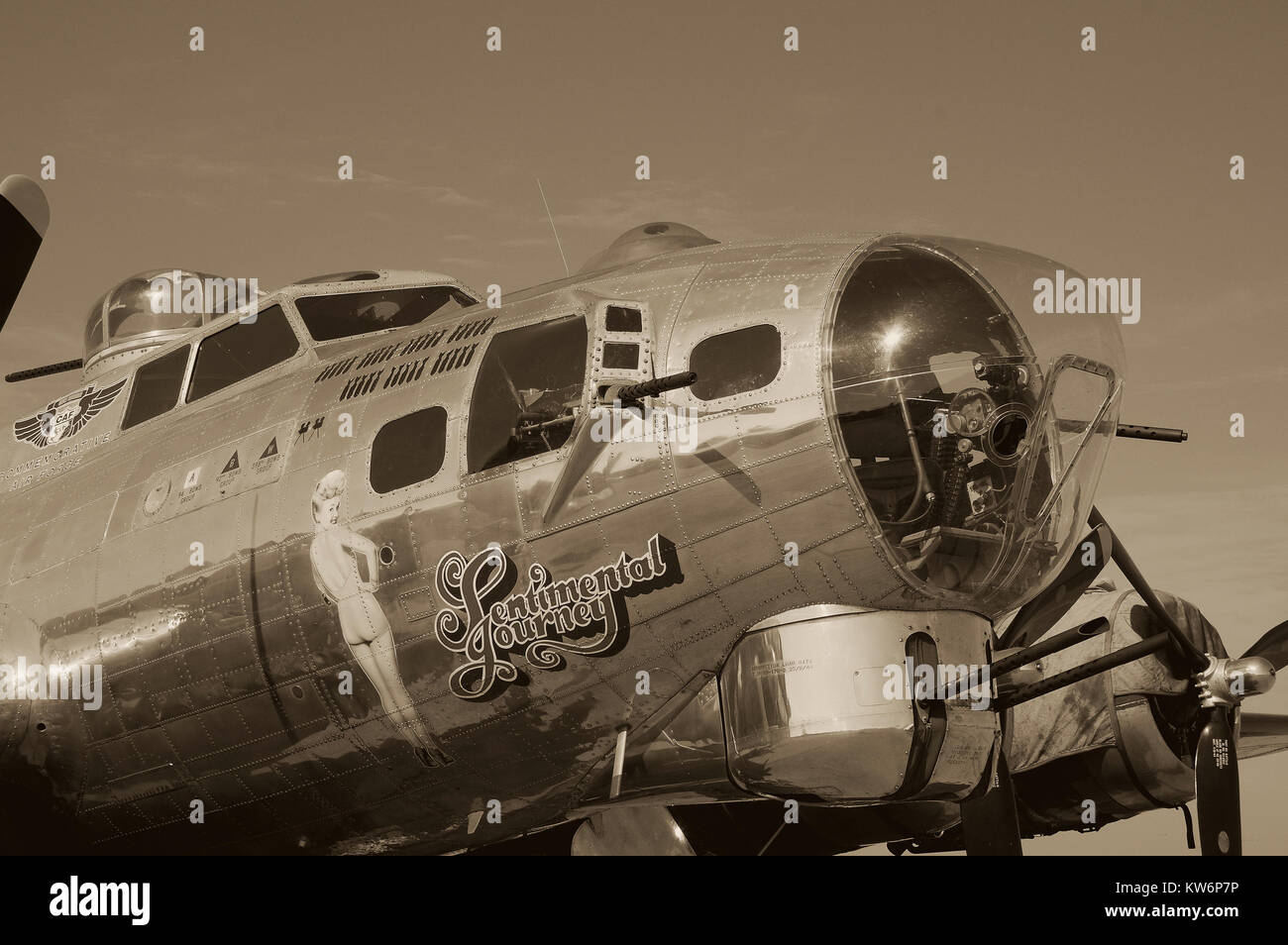 Viaje sentimental (en sepia) Foto de stock