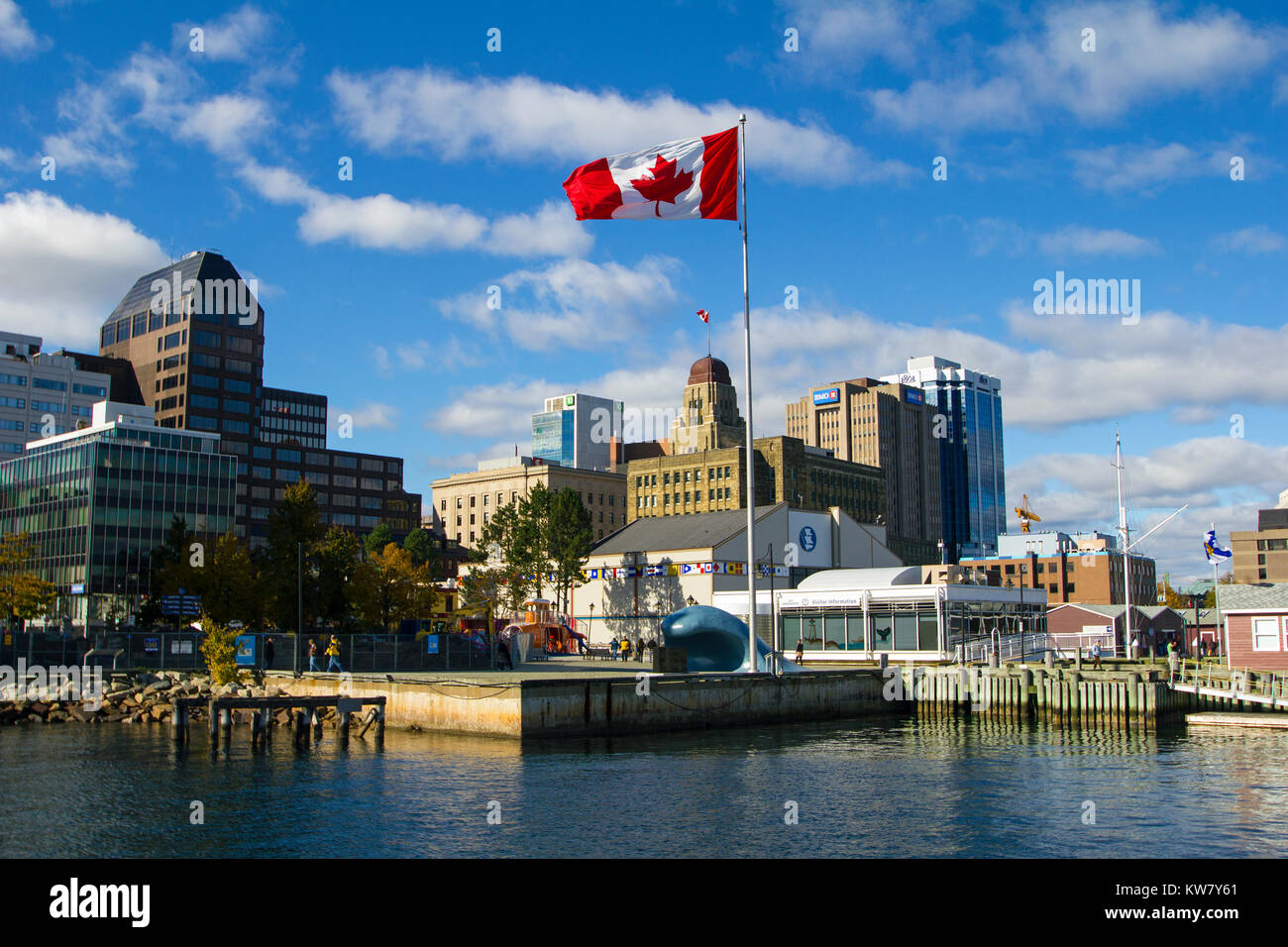 Waterfront en Halifax, Nova Scotia, Canadá Foto de stock