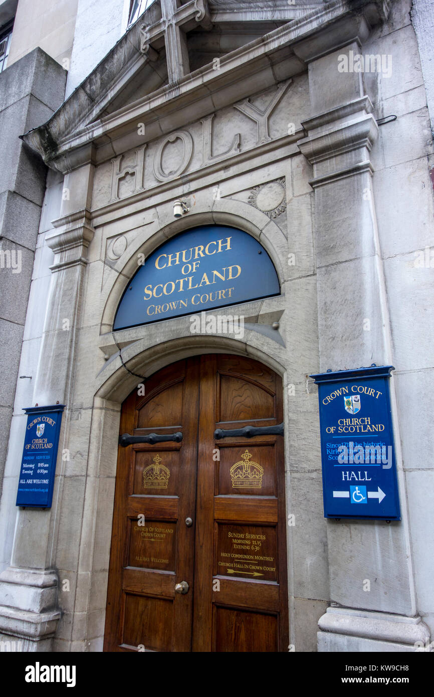 La Iglesia de la Corte de la corona de Escocia, Kirk de la corona de Escocia, Iglesia Presbiteriana, Russell Street, Covent Garden, London, UK Fotografía de stock - Alamy La Iglesia de la Corte de la corona de Escocia, Kirk de la corona de Escocia, Iglesia Presbiteriana, Russell Street, Covent Garden, London, UK Fotografía de stock - Alamy