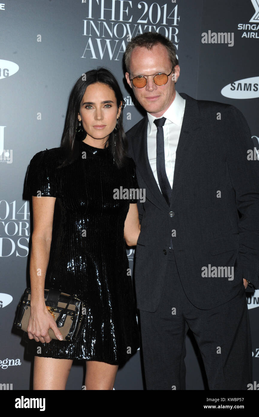 NEW YORK NY 05 Noviembre Jennifer Connelly Paul Bettany Atiende WSJ La Revista Innovador 