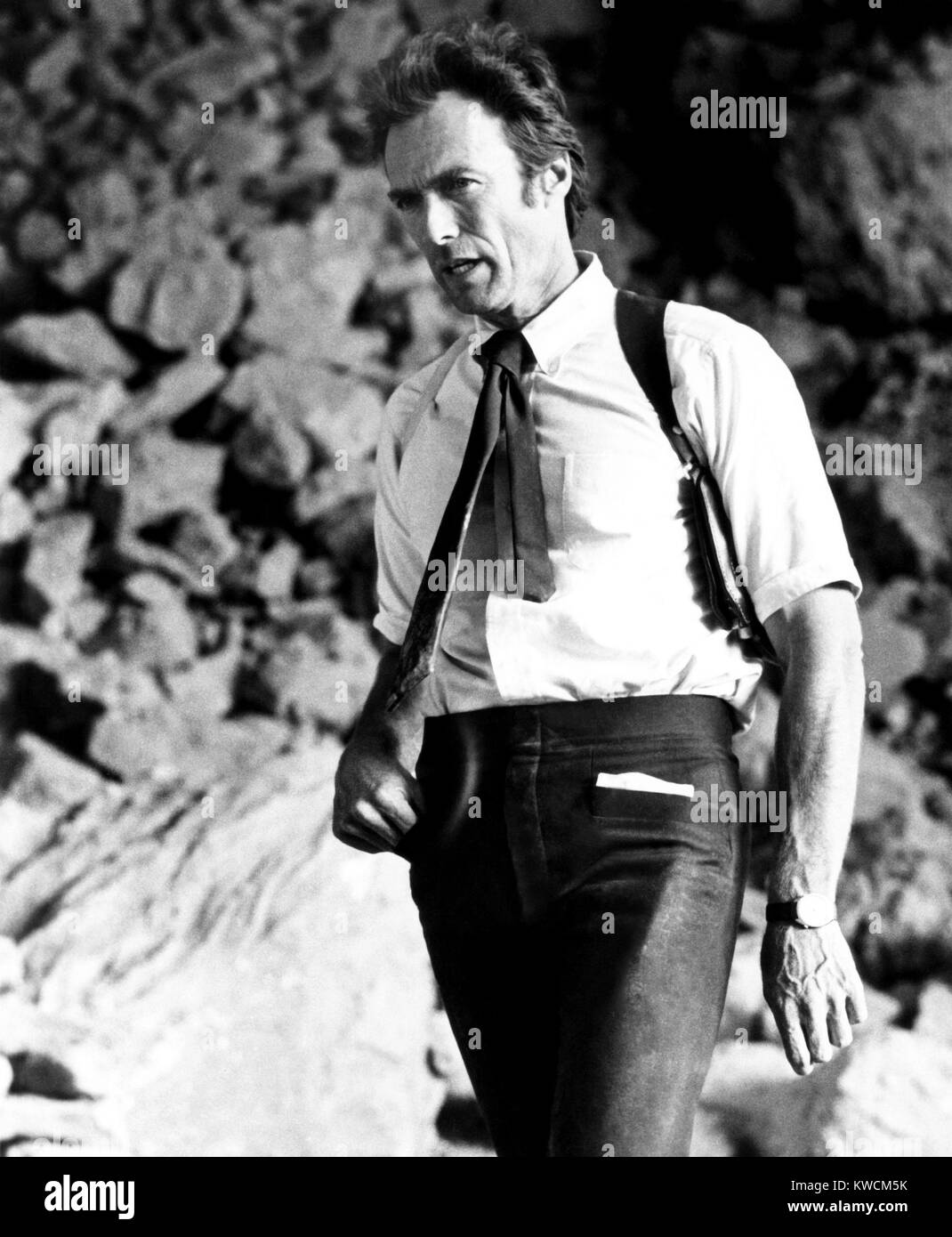 El guante, Clint Eastwood, 1977 Foto de stock