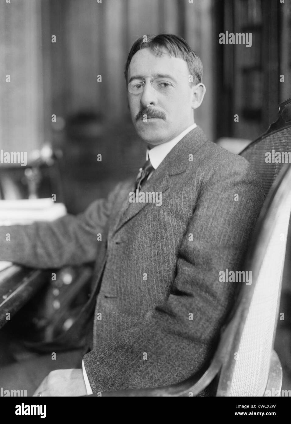 Henry L. Stimson como secretario de Guerra William Howard Taft, 1911-13. Posteriormente fue Sec. de estado de Hebert Hoover (1929-33) y Sec. de Guerra de FDR durante la II Guerra Mundial (BSLOC 2017 2 118) Foto de stock