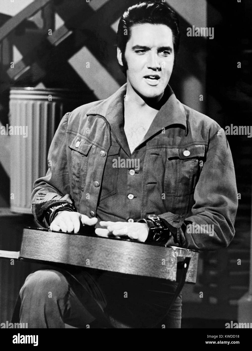 ELVIS, Elvis Presley, 1968 Foto de stock