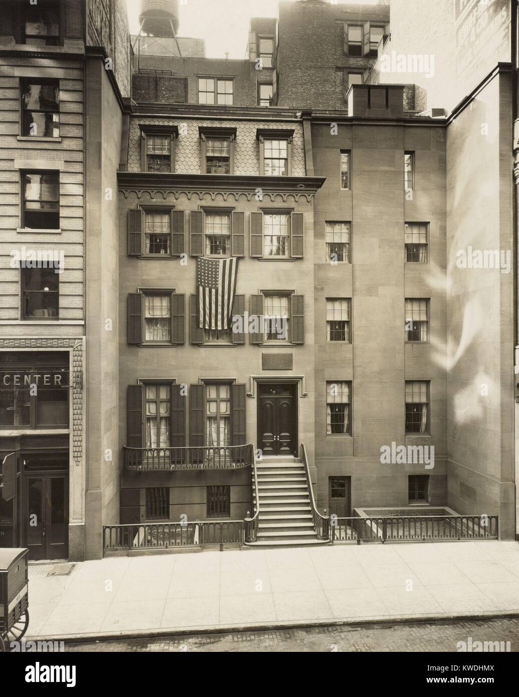 El presidente Theodore Roosevelt nació y se crió en una casa a 28 E