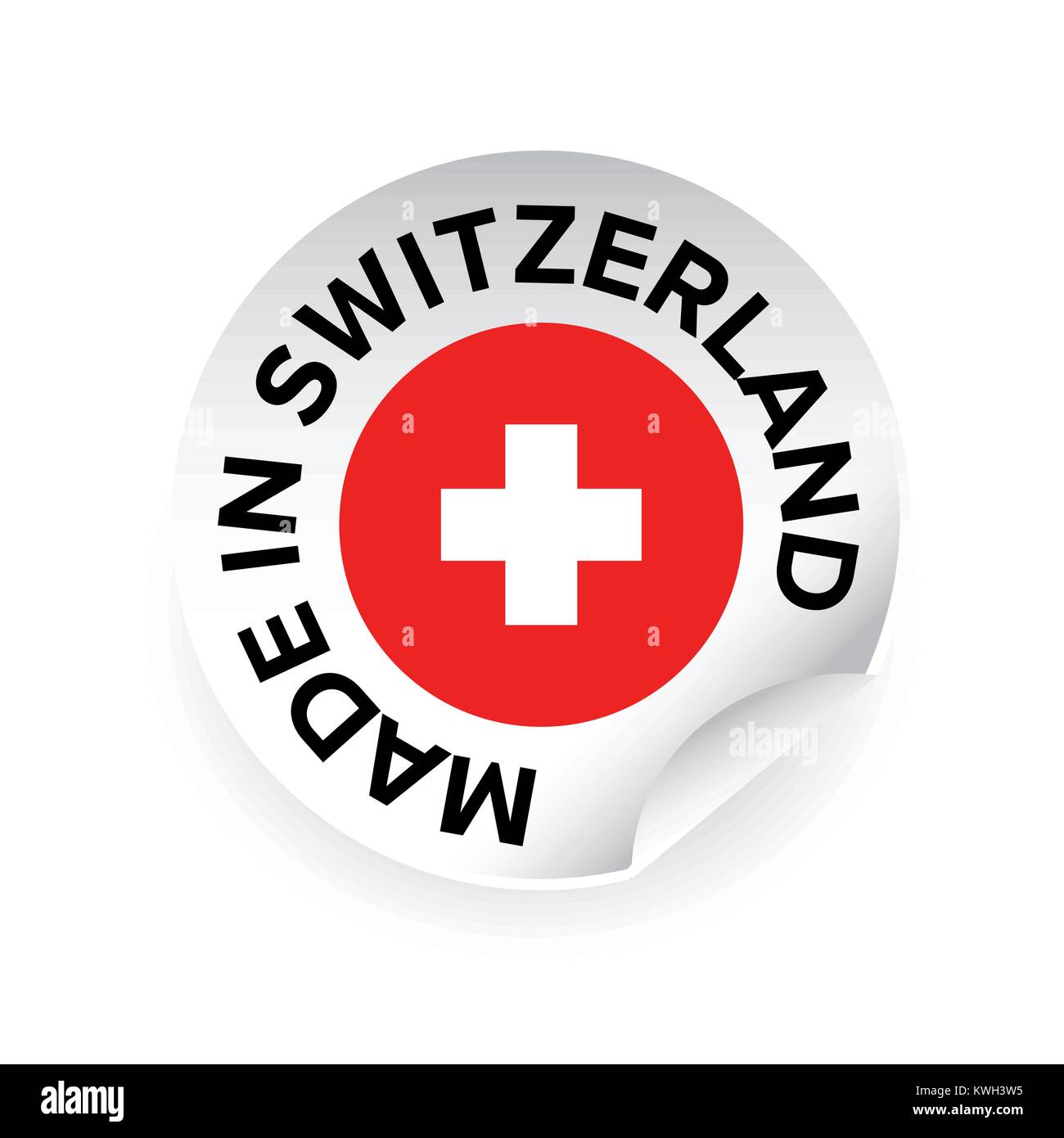 Fondo blanco y suiza Imágenes vectoriales de stock - Alamy