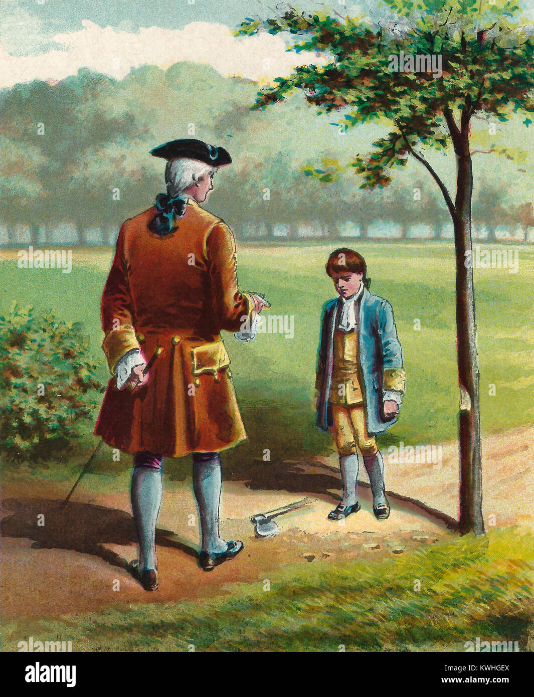 Pronto el amor de la Verdad - George Washington reconoce a su padre