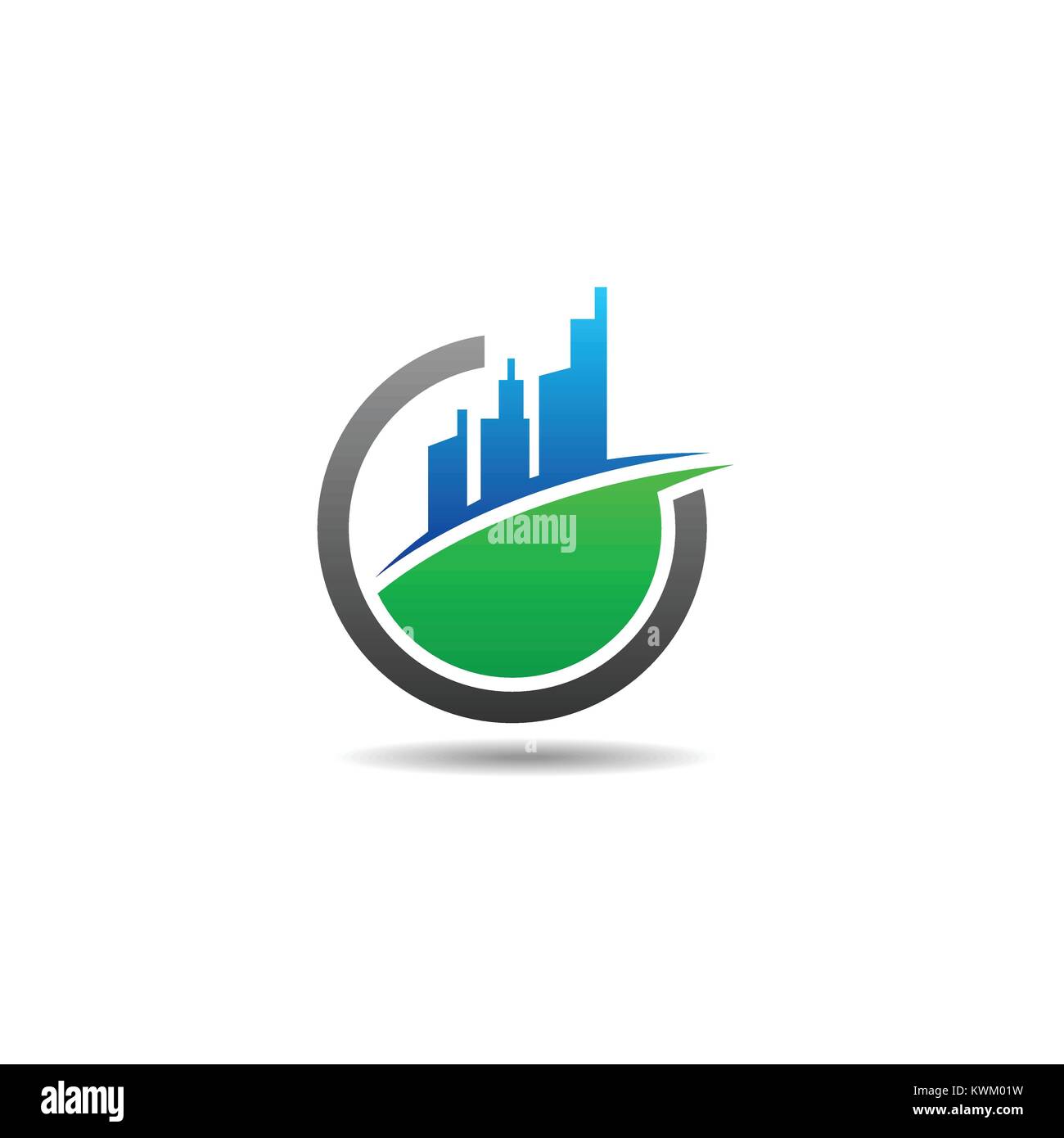 Inicio Inmobiliaria tierra logo Imagen Vector de stock - Alamy