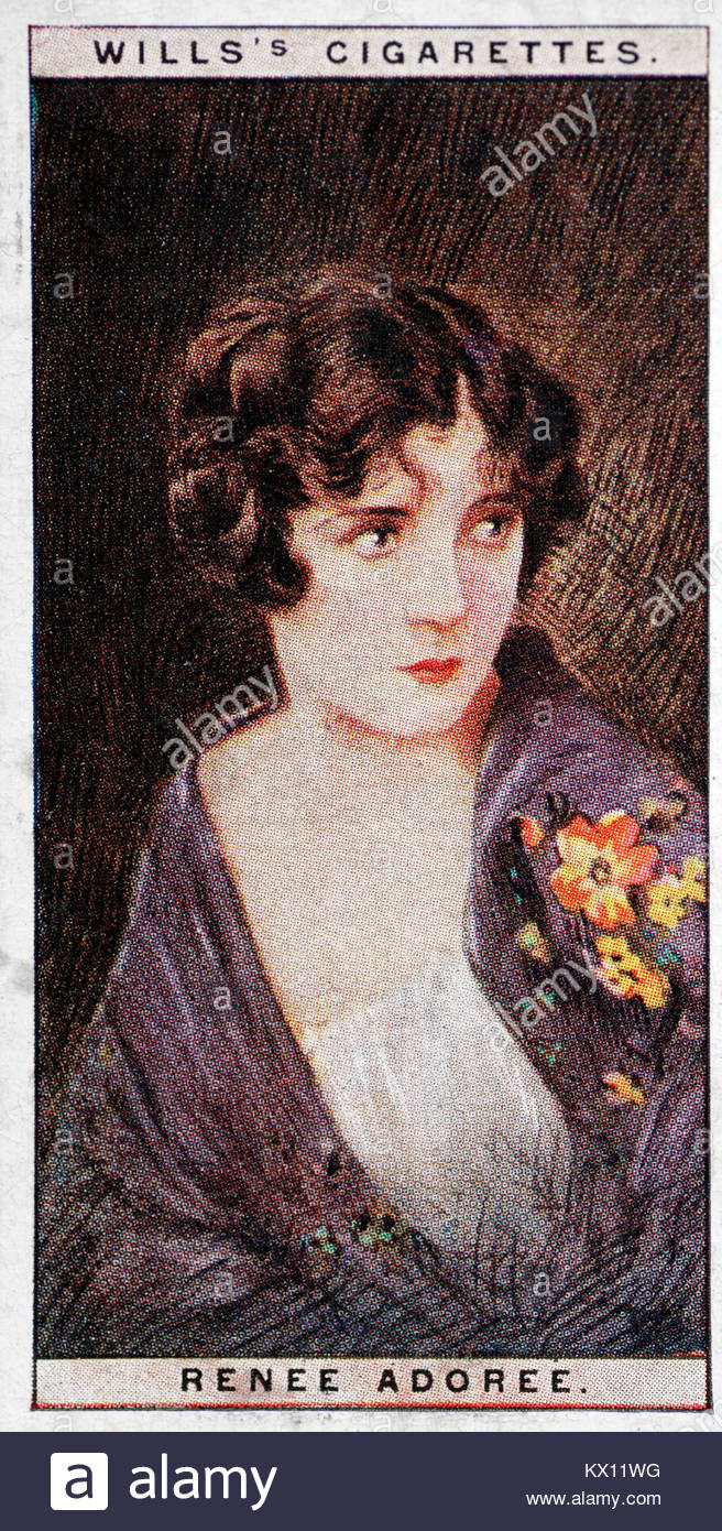 Renee Adoree, actriz francesa que apareció en Hollywood películas mudas era de los años 1920, 1898 - 1933 Foto de stock
