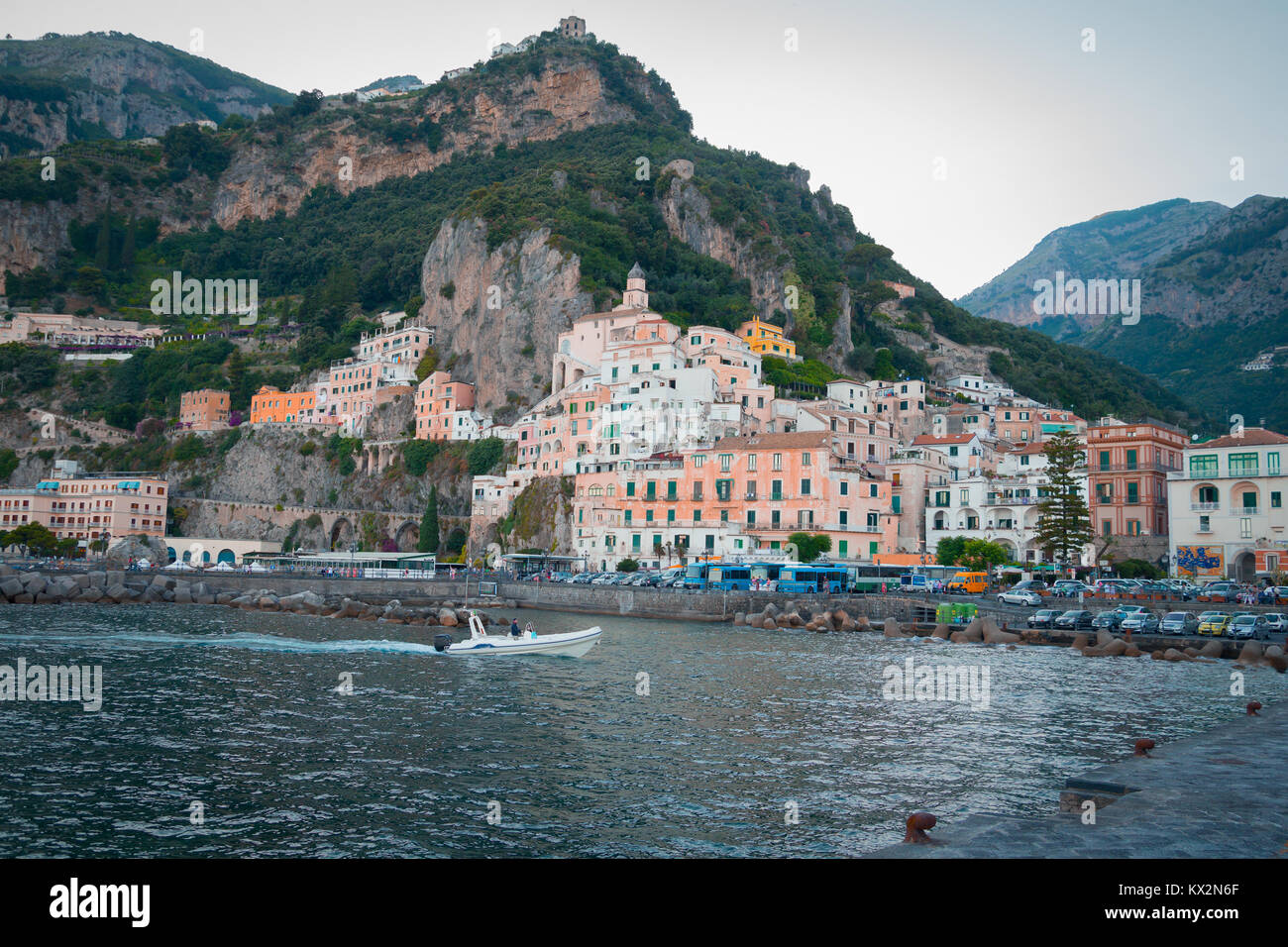 Costa de Amalfi en Italia Foto de stock