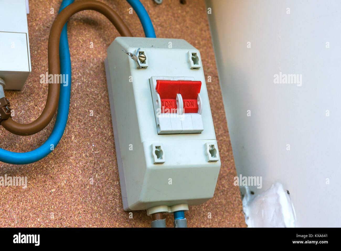 Acercamiento del cuadro de fusibles eléctricos automáticos Fotografía de  stock - Alamy
