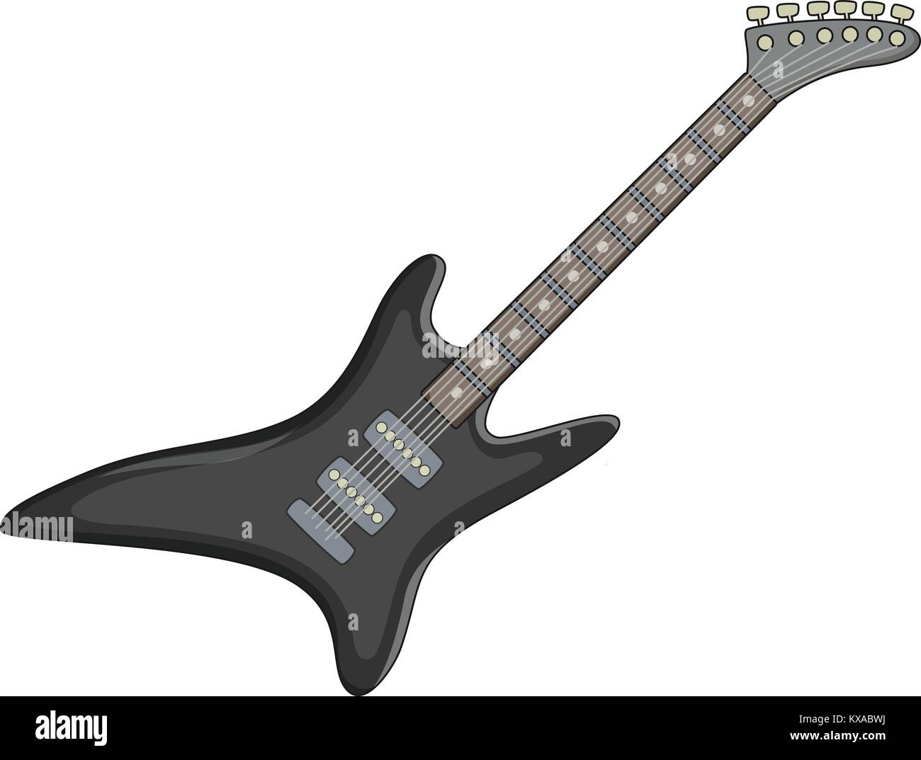 Icono de guitarra eléctrica, estilo de dibujos animados Imagen Vector de  stock - Alamy