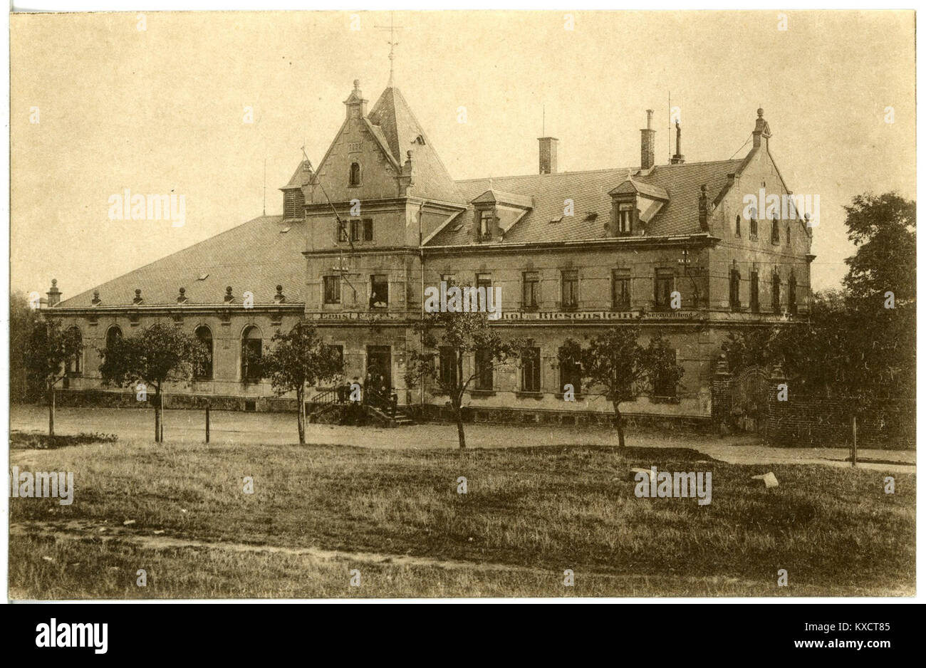 21458-Meißen-1920-Gasthaus & Sohn Kunstverlag Riesenstein-Brück Foto de stock