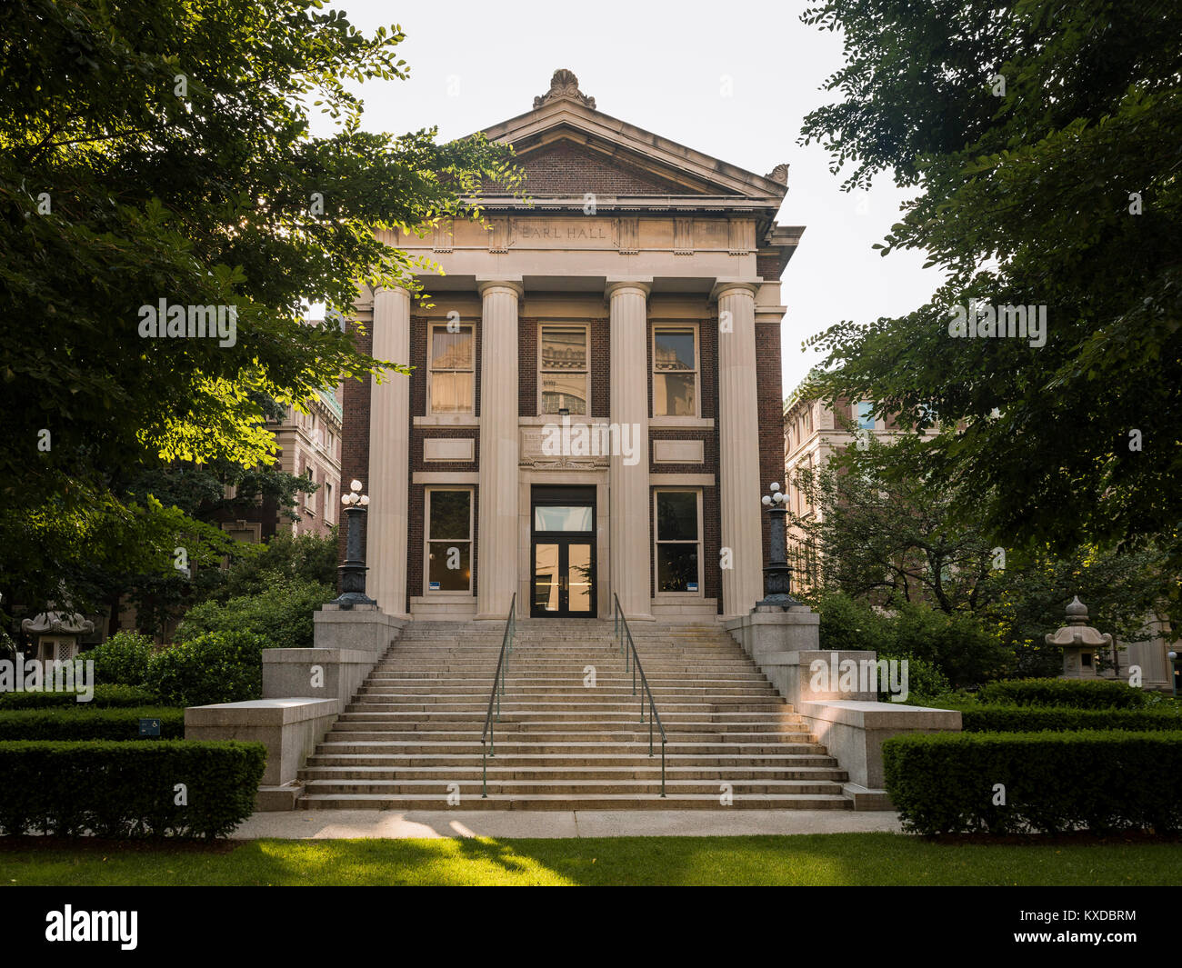 Hall de la Universidad de Columbia, Nueva York, EE.UU. Foto de stock