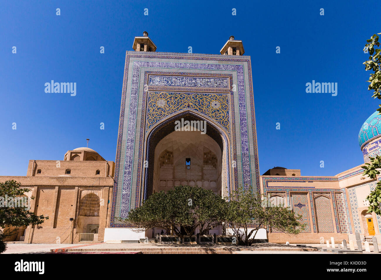 El Jeque Ahmad-e Jami mausoleo complejos,Torbat-e Jam,entre Mashhad y la frontera con Afganistán, Irán Foto de stock