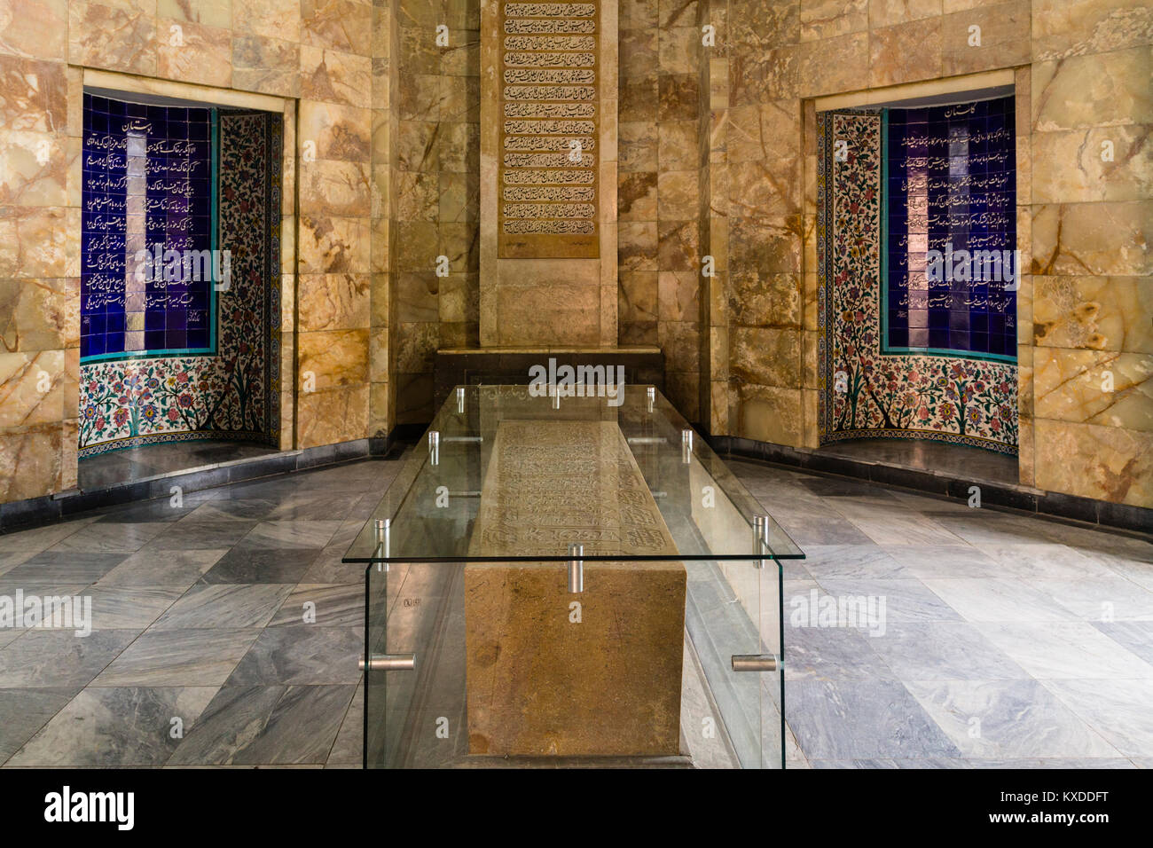 Aramgah-e Saa'di,Tumba de Saa'di,en Shiraz, Irán Foto de stock