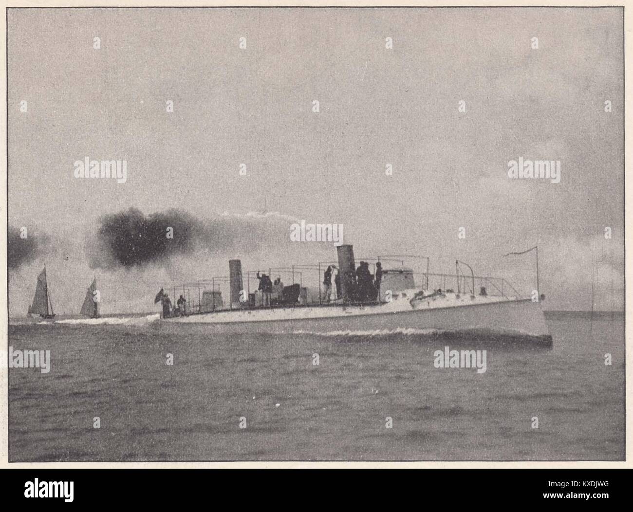 Cushing - Twin-tornillo, acero, torpedo Foto de stock