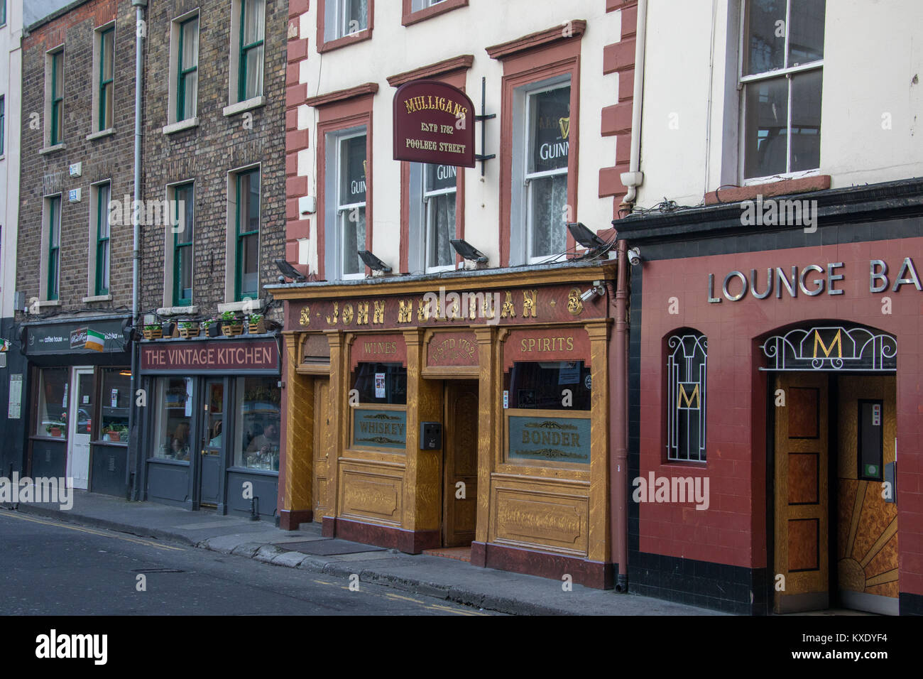 Mulligan's Pub, Dublín, Irlanda Foto de stock