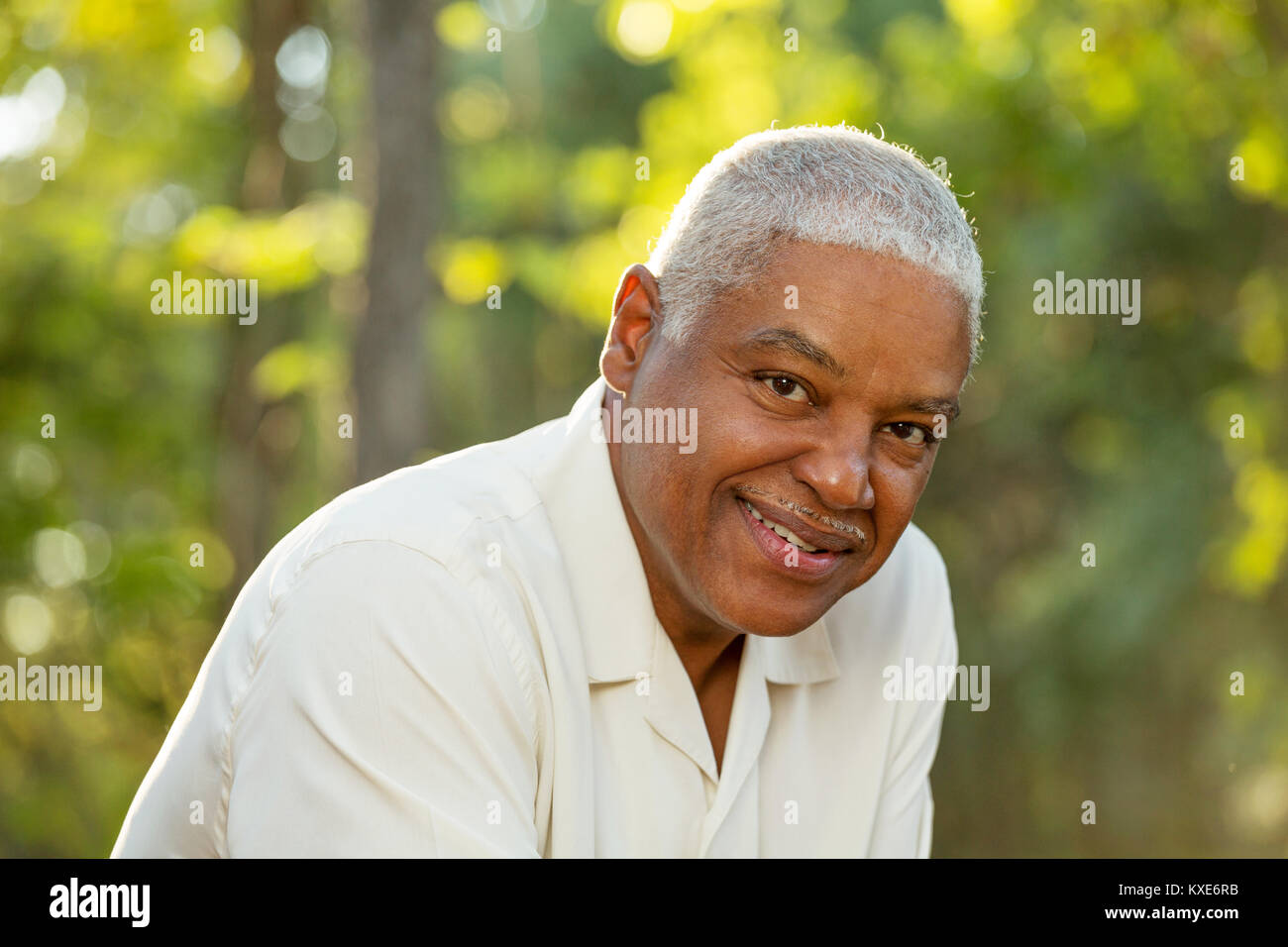 Afroamericanos hombre maduro. Foto de stock