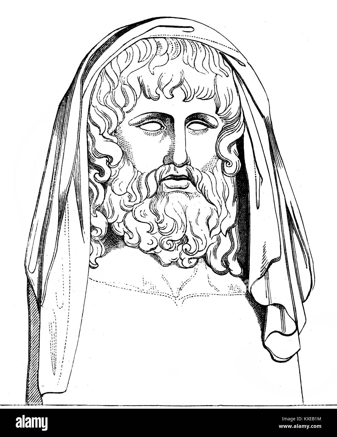 Crono, Cronos o Kronos, la mitología griega Fotografía de stock Alamy