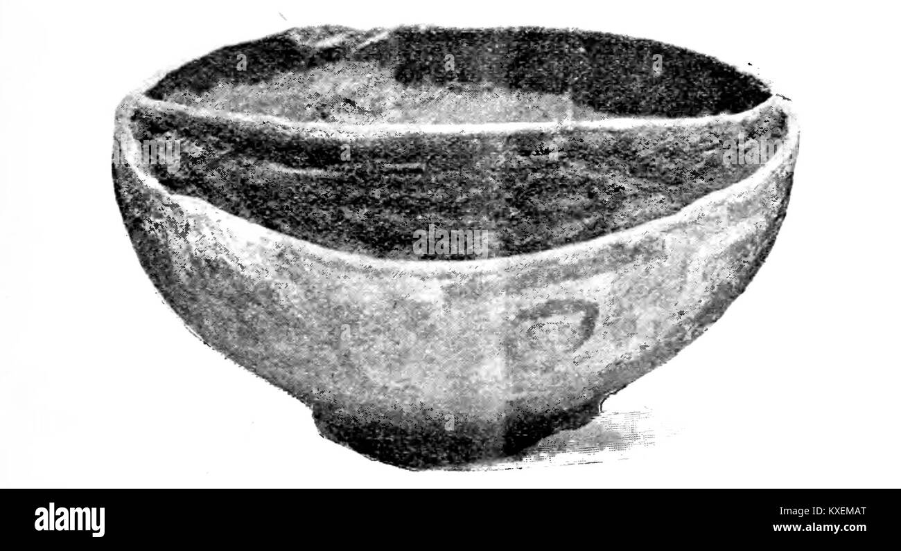 Algunos vasos ceremoniales de la región calchaquí - Fig. 3 Foto de stock