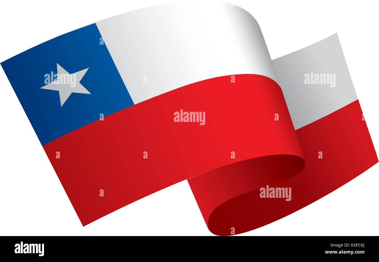 Chile bandera, ilustración vectorial Imagen Vector de stock Alamy