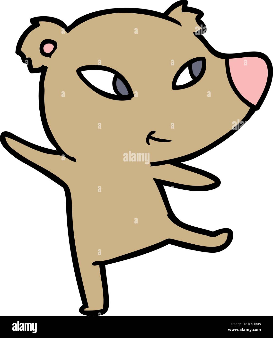 Cute dibujos animados oso bailando Imagen Vector de stock - Alamy Cute dibujos animados oso bailando Imagen Vector de stock - Alamy