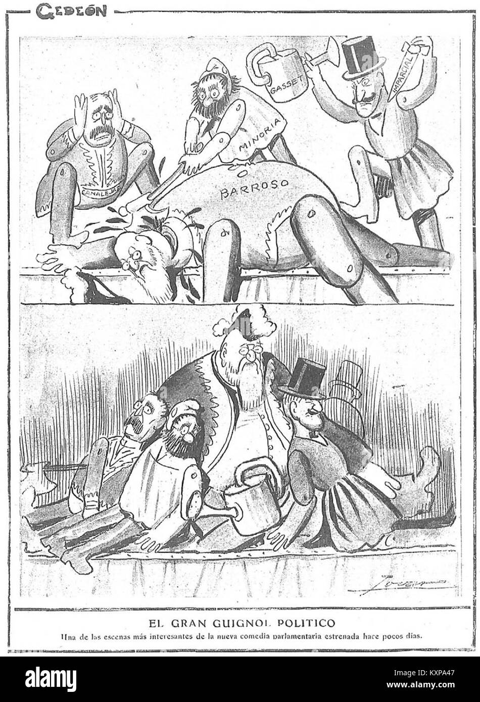 El Gran Guinol Politico De Tovar Fotografia De Stock Alamy alamy