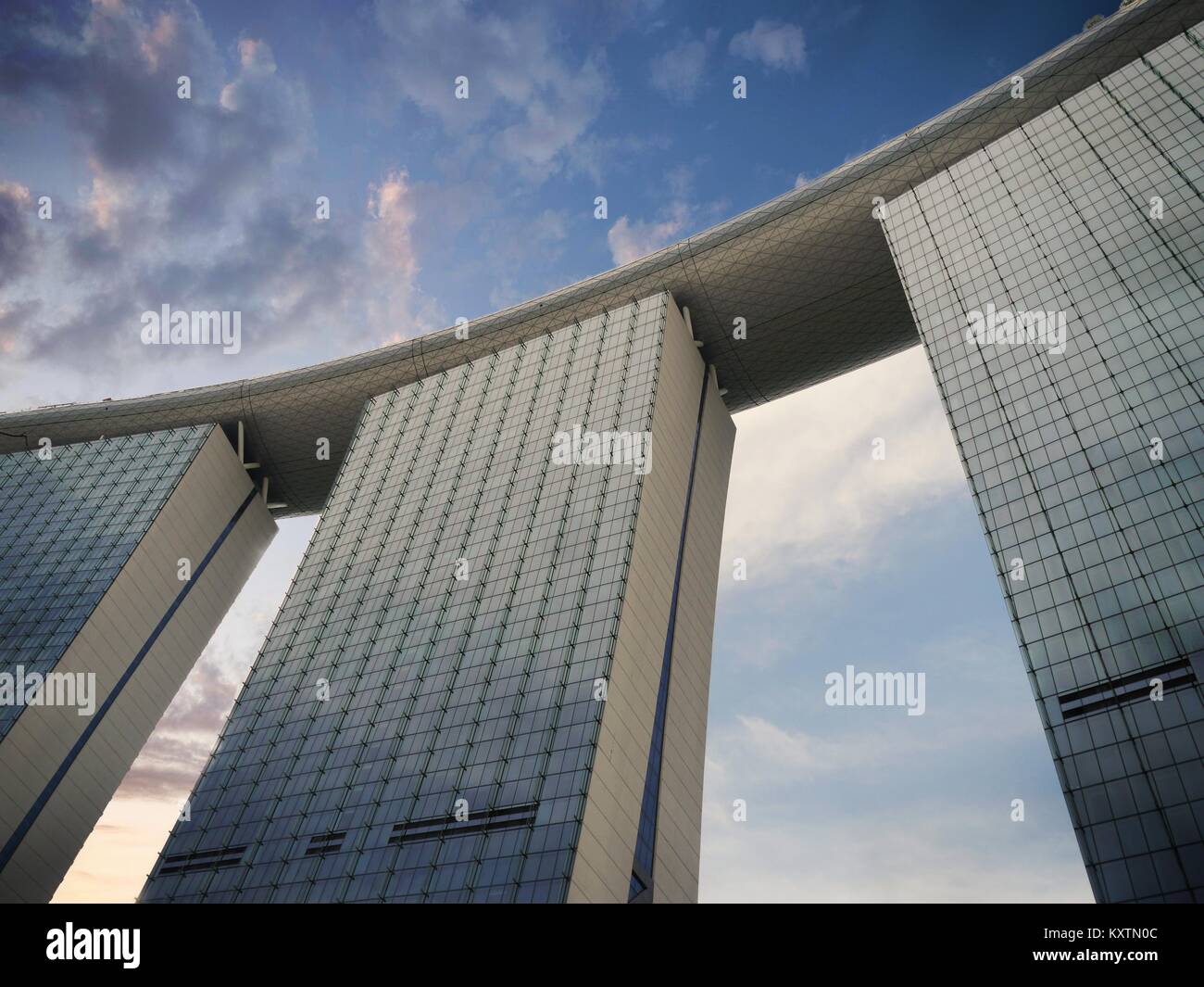 Cerca de Marina Bay Sands, Singapur, Asia imagen tomada de Octubre 02, 2016 Foto de stock