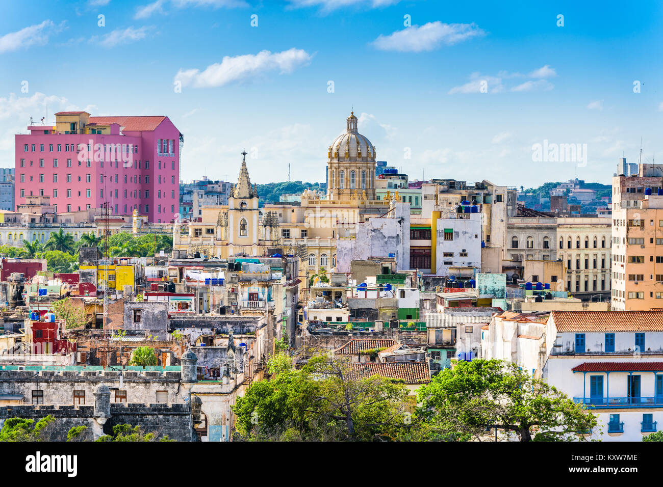 Ciudad Habana, Cuba. Foto de stock