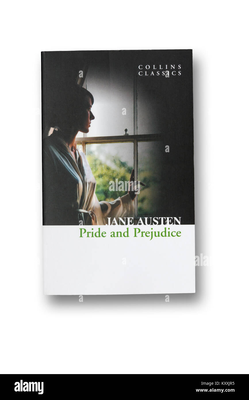 Orgullo y Prejuicio rústica por Collins Classics - famosa novela de Jane Austen Foto de stock